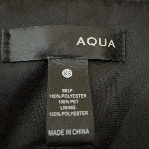 Aqua Sequins Black Blazer All Over Sequins Fancy Size XS Shoulder Pads‎ Sequence - Picture 5 of 11